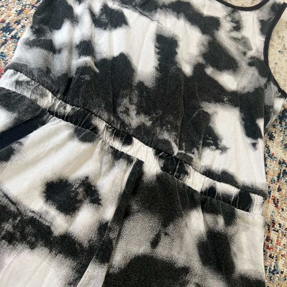 Jordan Black and White Tie-Dye Jumpsuit - Picture 7 of 7